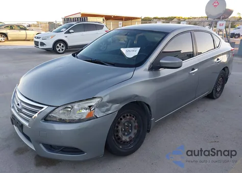 2013 Nissan Sentra Sv z USA, uszkodzony, nr VIN 3N1AB7APXDL682786